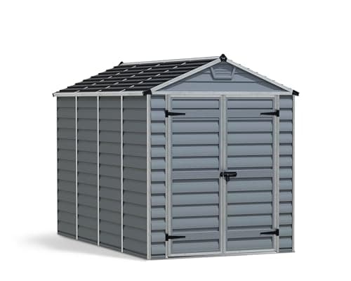 Image of Palram 6x10 Skylight Shed Bundle Houses, grau, 305.5 x 185.5 x 217 cm