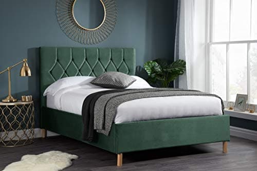 Image of Birlea 150CM LOXLEY OTTOMAN BED GREEN