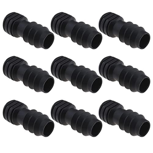 Image of OTOTEC 20PCS 16mm Drip Irrigation Plugs Garden Hose End Stop Plug Connector for Garden Irrigation PE Pipeline Connection Greenhouse Flower Bed Courtyard