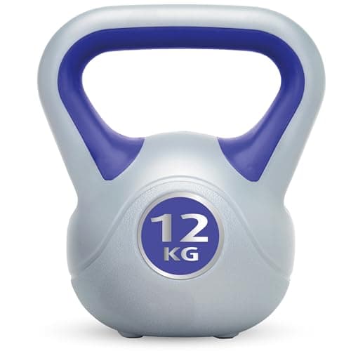 Image of Urban Fitness Vinyl Kettlebell, 12.0 kg, navy