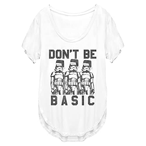 Image of STAR WARS Women's Basic Christmas T-Shirt, White, Large