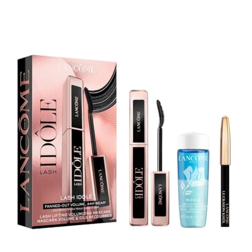 Image of Lancôme Lash Idôle Mascara Routine Gift Set, Volumising & Lengthening Eye Makeup, Up to 24HR Clump Free Wear with Bi-Facil Eye Makeup Remover & Kohl Eyeliner, Glossy Black, 3 Piece Set (Worth £46.23)