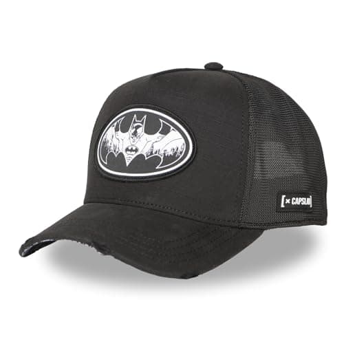 Image of Men's & Women's DC Comics Trucker Cap, Adjustable by Snapback, Black Size TU