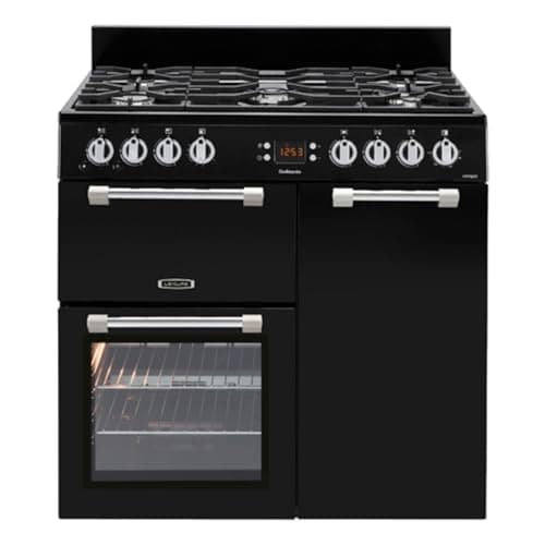 Image of Leisure Cookmaster CK90G232 Freestanding Gas Hob A+ Black – Cooker (Freestanding Cooker, Black, Rotary, Front, Gas Hob, Medium)