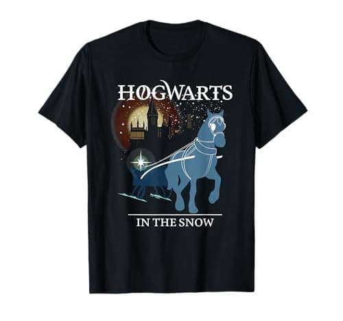 Image of Harry Potter Hogwarts Christmas in the Snow T-Shirt
