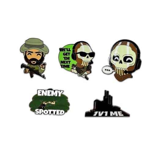 Image of Youtooz Call of Duty Pin Set, Official Licensed Call of Duty Pins, Collectors Box Includes 5 Pins by Youtooz Call of Duty Collection