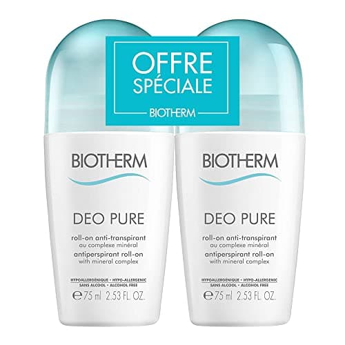 Image of Biotherm Deo Pure Antiperspirant Roll-On 2 x 75ml