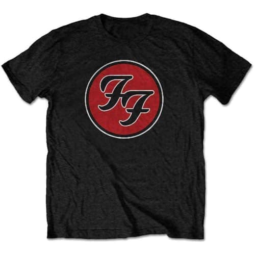 Image of Foo Fighters Kids T Shirt FF Band Logo New Official Black Ages 1-14 Yrs, Black, 10 Years