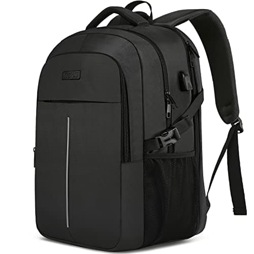 Image of Extra Large Backpack for Men 50L,Water Resistant 17Inch Travel Laptop Work bag with USB Charging Port Anti Theft Big Business TSA Approved Computer Rucksack Women College School,Black