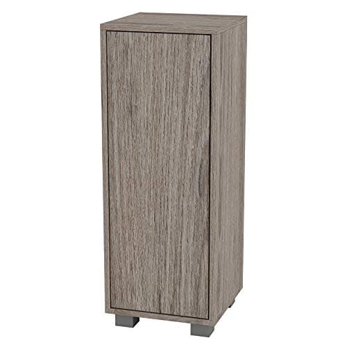 Image of URBNLIVING 1 Door Wooden Hallway Side Cabinet Living Room 2 Shelves Storage Furniture Unit (Oak)