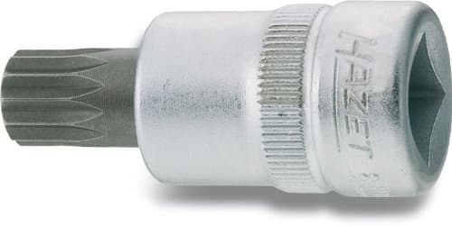 Image of HAZET 8808-8 M8 Internal Serration Profile XZN Screwdriver Socket - CVD-Tin Coated