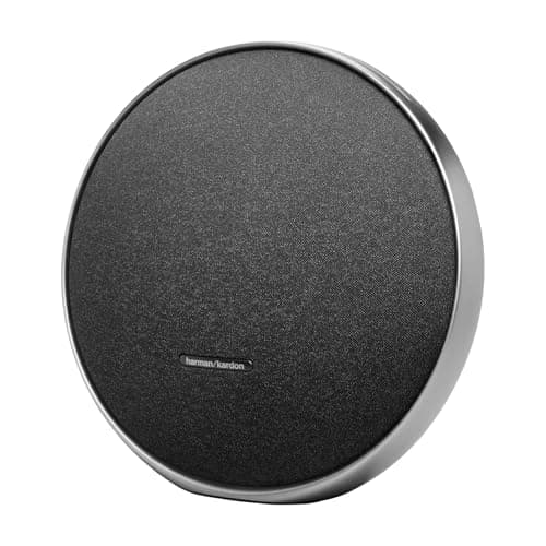 Image of Harman Kardon Onyx Studio 9, Portable Home Bluetooth Speaker with Auracast Multi-Speaker Connection, Adaptive Self-Tuning, Constant Sound Field Technology, USB Charging Port, 8-Hour Battery, Black