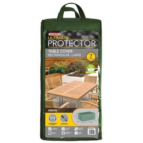 Image of Bosmere Ultimate Protector Rectangular Table Cover 8 Seat Green U560G