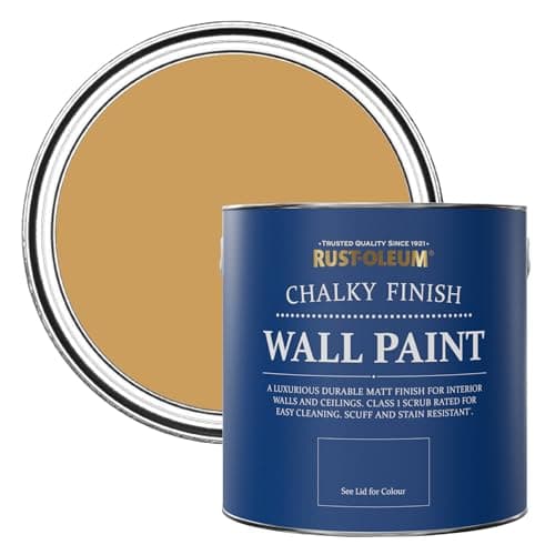 Image of Rust-Oleum Yellow Matt Emulsion Wall Paint - Dijon 2.5L