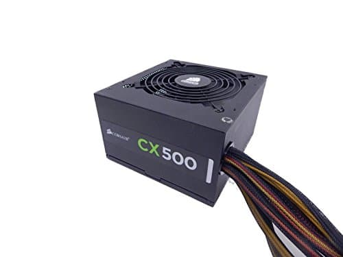 Image of CORSAIR CX Series, CX500, 500 Watt, 80+ Bronze Certified, Non-Modular Power Supply