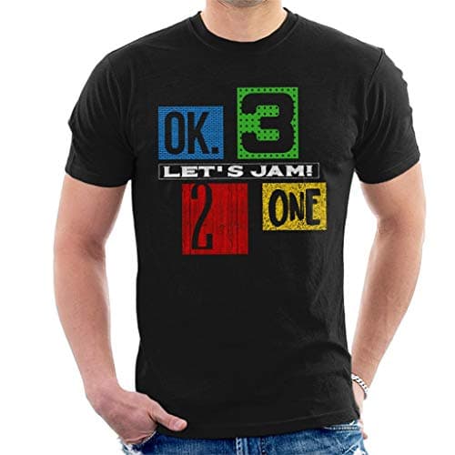 Image of Lets Jam Cowboy Bebop Men's T-Shirt Black
