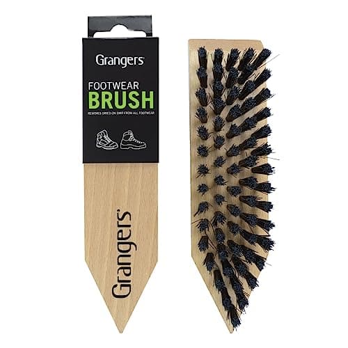 Image of Grangers Footwear Brush | Wooden, Stiff Bristle Brush for Cleaning Walking Boots