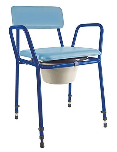 Image of Aidapt Two Tone Blue Essex Commode
