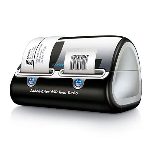 Image of DYMO LabelWriter 450 Twin Turbo Label Maker | Direct Thermal Label Printer | Fast 71 Label-per-Minute Printing of Labels, Barcodes & More | Computer Connection | For Home & Office
