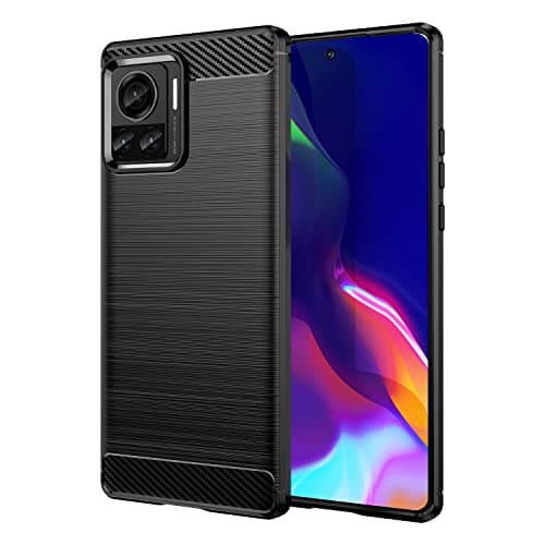 Image of SCL Case for Moto Edge 30 Ultra Case Motorola Edge 30 Ultra Case [Black], Carbon Fibre Effect Gel Grip Protection Cover [Anti Scratch][Anti Collision] Case Compatible with Motorola Edge 30 Ultra