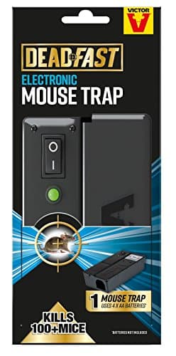 Image of Victor 20300554 Deadfast Electric Mouse Trap, Black