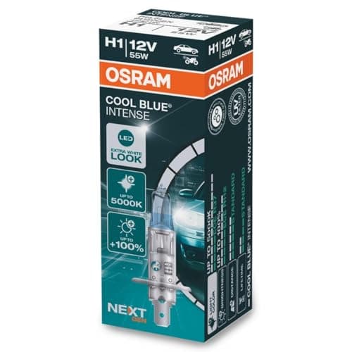 Image of Osram Cool Blue Intense NextGen Halogen bulb - H1 - 12V/55W - single piece
