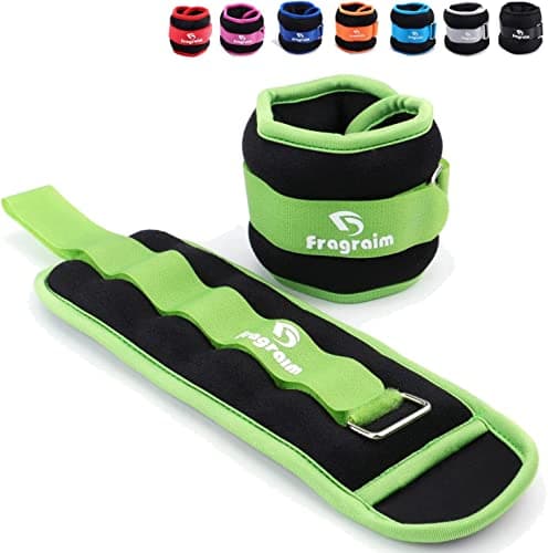 Image of Ankle Weights for Women, Men and Kids - 1kg x 2 Strength Training Leg/Wrist/Arm Weight with Adjustable Strap for Pilates, Jogging, Gymnastics, Aerobics, Physical Therapy