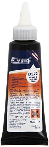 Image of Draper 24665 D572 Brake and Air Line Seal, 23.3cm x 12.2cm x 4cm, Blue