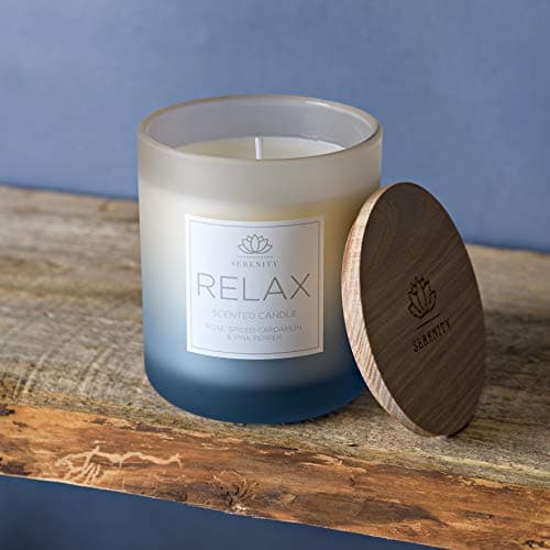 Image of Serenity Relax 270g Candle - Rose, Cardamon & Pink Pepper