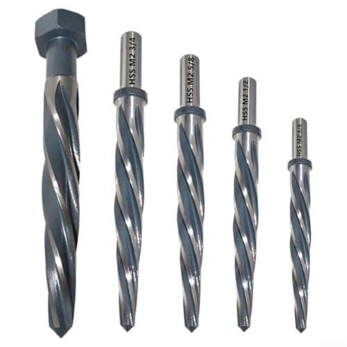 Image of Bridge Reamer Bit HSS 12 Inch Shank Taper Spiral Flute For Metal, Plastic, And Alloy Materials With Secure Grip For Portable Tools(18.7mm)