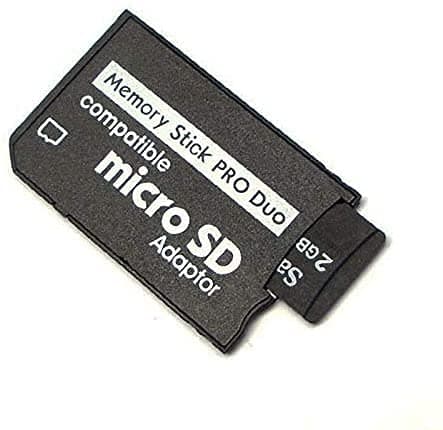 Image of FunDisc Micro SD SDHC Memory Card To Memory Stick MS PRO DUO Adapter For Sony Cyber shot Camera, Sony PlayStation PSP 1000 2000 3000 E1000 3001 3003 By UkMobileAccessories