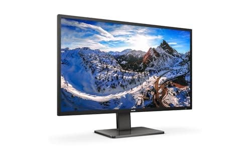 Image of Philips 439P1-43 Inch 4K UHD Monitor, 60Hz, 4ms, VA, HDR 400, USB-C Docking, KVM, Speakers, Height Adjust, MultiView (3840 x 2160 @ 60 Hz, 450 cd/m², HDMI/DP/USB-C)