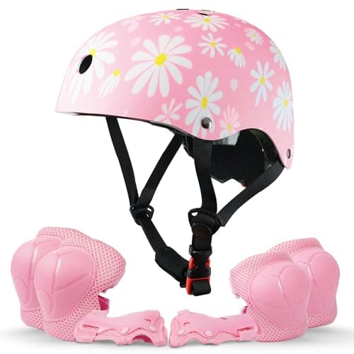 Image of KAYMAN Kids Bike Helmet age 3 to 12, Adjustable Safety Gear for Boys and Girls, Suited to Scooter, Cycling, Skateboard & Roller Skating - Protection for Boys & Girls