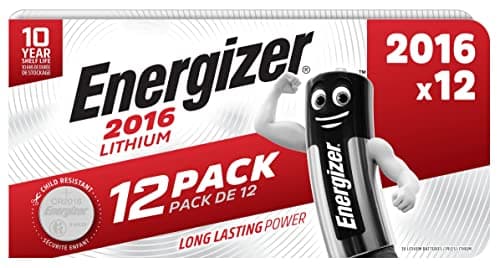 Image of Energizer CR2016 Lithium Coin Cell Battery 3 Volt 12 Pack