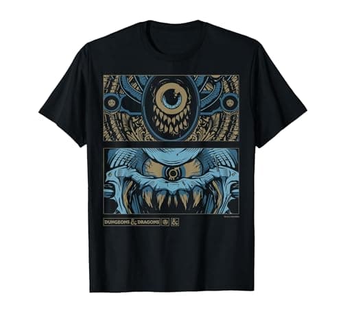 Image of Dungeons & Dragons Beholder Panels T-Shirt, Men, Black, Small