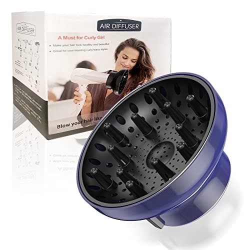 Image of Hair Dryer Diffuser Attachment Universal Adjustable Professional Salon Tool for Curly Hair Fits Most Kinds of Blow Dryer Diameter 4.3-6.5CM