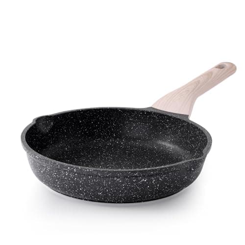 Image of Kordisen Non Stick Frying Pan Skillet, 24 cm Granite Induction Frying Pans Nonstick, Healthy and Non-Toxic, PFOA Free