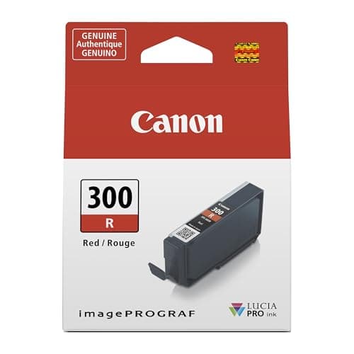 Image of Canon PFI-300 Lucia PRO Ink, Red, Compatible to imagePROGRAF PRO-300 Printer