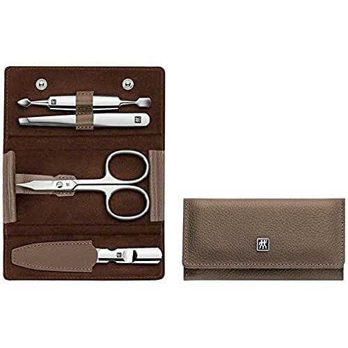 Image of Zwilling Classic Inox Neat's Leather Case, Fango, 4 Pc 500 g