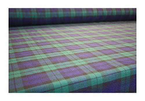Image of The Dragons Den 145 x 200 cm Traditional Tartan Polyviscose Rectangle Tablecloth Burns Night Christmas Hogmanay Home Decoration [Black Watch]