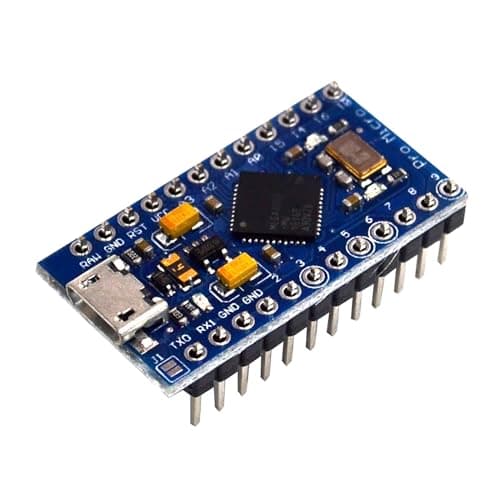 Image of Pro Micro 32U4 5V 16MHz Bootloadered, IDE Micro USB Pro Micro Development Board Microcontroller, Micro USB Development Board Module Microcontroller for Arduino
