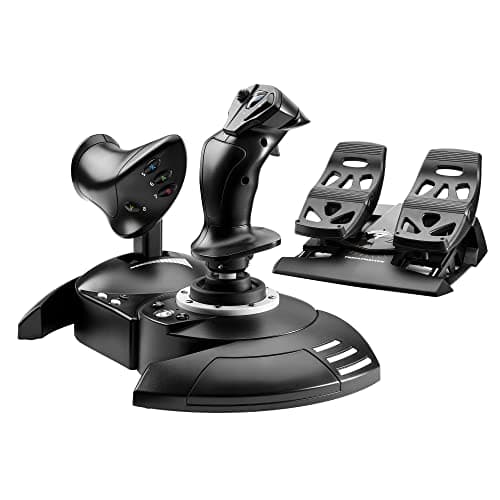 Image of Thrustmaster T.Flight Full Kit X - High-Precision Flight Stick, Throttle, and Rudder Pedals for Xbox Series X|S, Xbox One, and PC