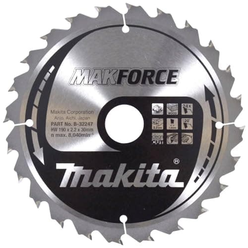 Image of Makita B-32247 MAKFORCE TCT Saw Blade 190x30x12T