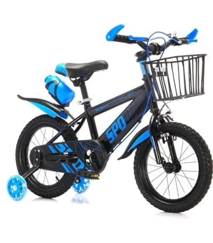 Image of Kids Sport Bike, Raleigh, Tourer, Bicycle, Cycling, Boys Cycle, 12" 14" 16" 18" 20" Children’s Bicycle, Child Bikes, Adjustable Sport Bike 2-12 Years Old, Stabilisers, (16 Inches)