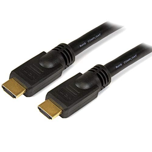 Image of StarTech.com 15m High Speed HDMI Cable M/M - 4K @ 30Hz - No Signal Booster Required - HDMI to HDMI - Audio/Video - Gold-Plated (HDMM15M)
