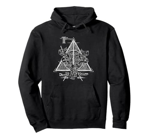 Image of Harry Potter The Deathly Hallows Pullover Hoodie