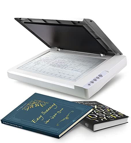 Image of Plustek OS1180 Flatbed Scanner for A3 Graphics and Documents - Designed for Libraries, Schools or Small Offices - Scan A3 Document in 9 Seconds About
