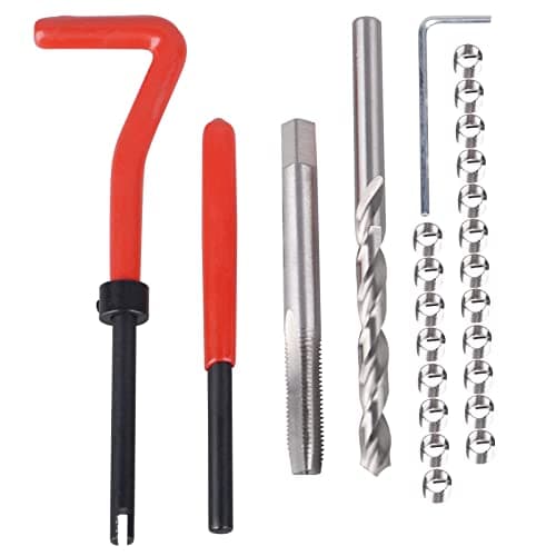 Image of DAYUAN Details about UK New 25 Piece PC Thread Repair Insert Kit M7 x 1.0mm Helicoil Compatible Hand Tool Set for Auto Repairing