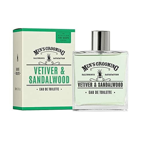 Image of The Scottish Fine Soaps - Vetiver & Sandalwood Eau De Toilette - Vegan Formula with a Masculine Scent - 100ml