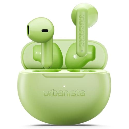 Image of Urbanista Austin 2 True Wireless Earbuds – Bluetooth 6.0 In-Ear Headphones with Multipoint Connection, 25H Playtime, Noise Cancelling Mic & IPX4 Water Resistant - Green